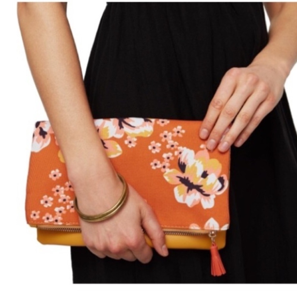 Rachel pally fold over new in bag clutch